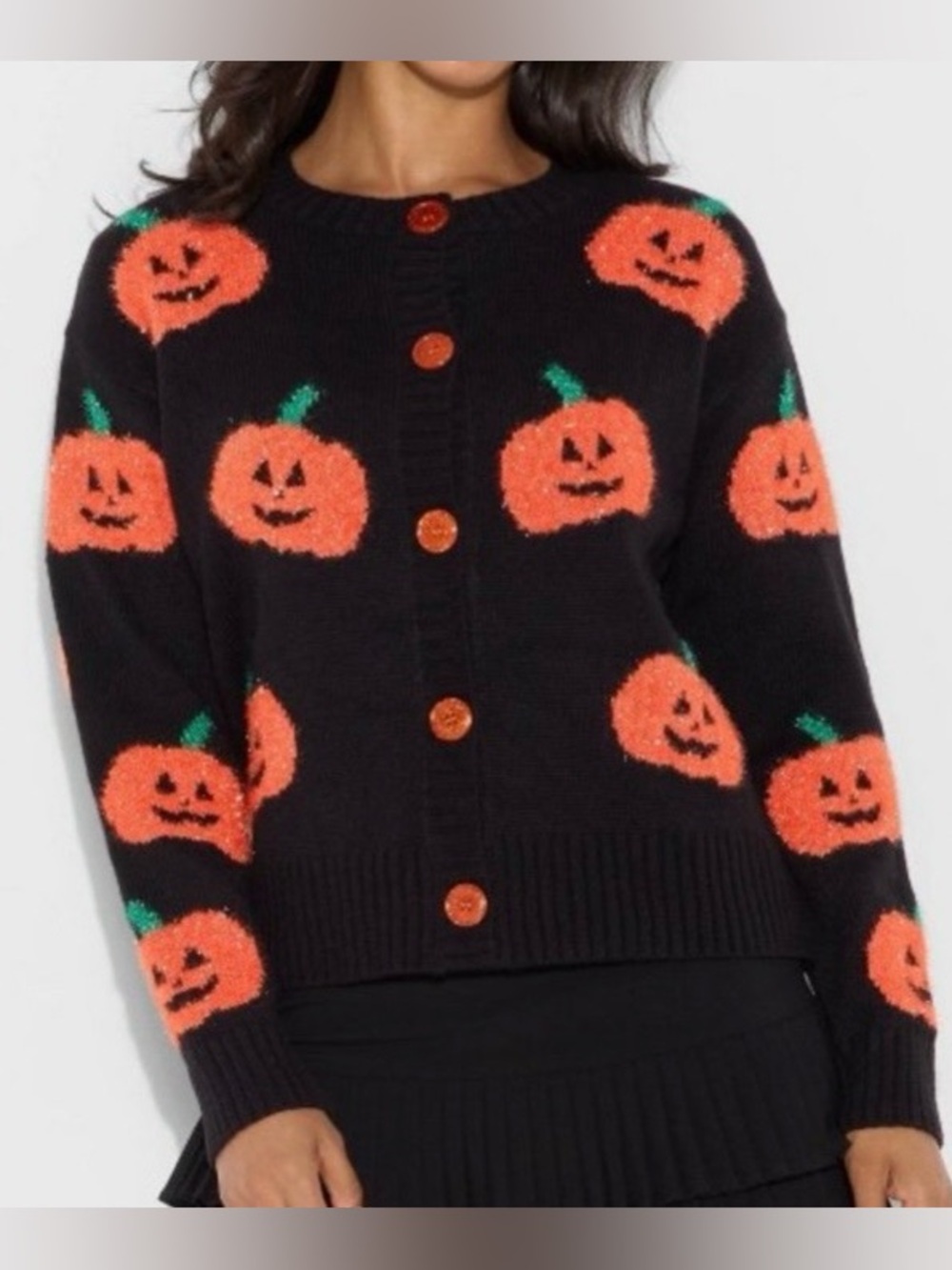 33 Degrees Pumpkin cardigan